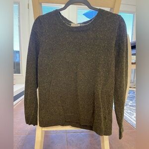 J Crew Olive Teddy Sweater